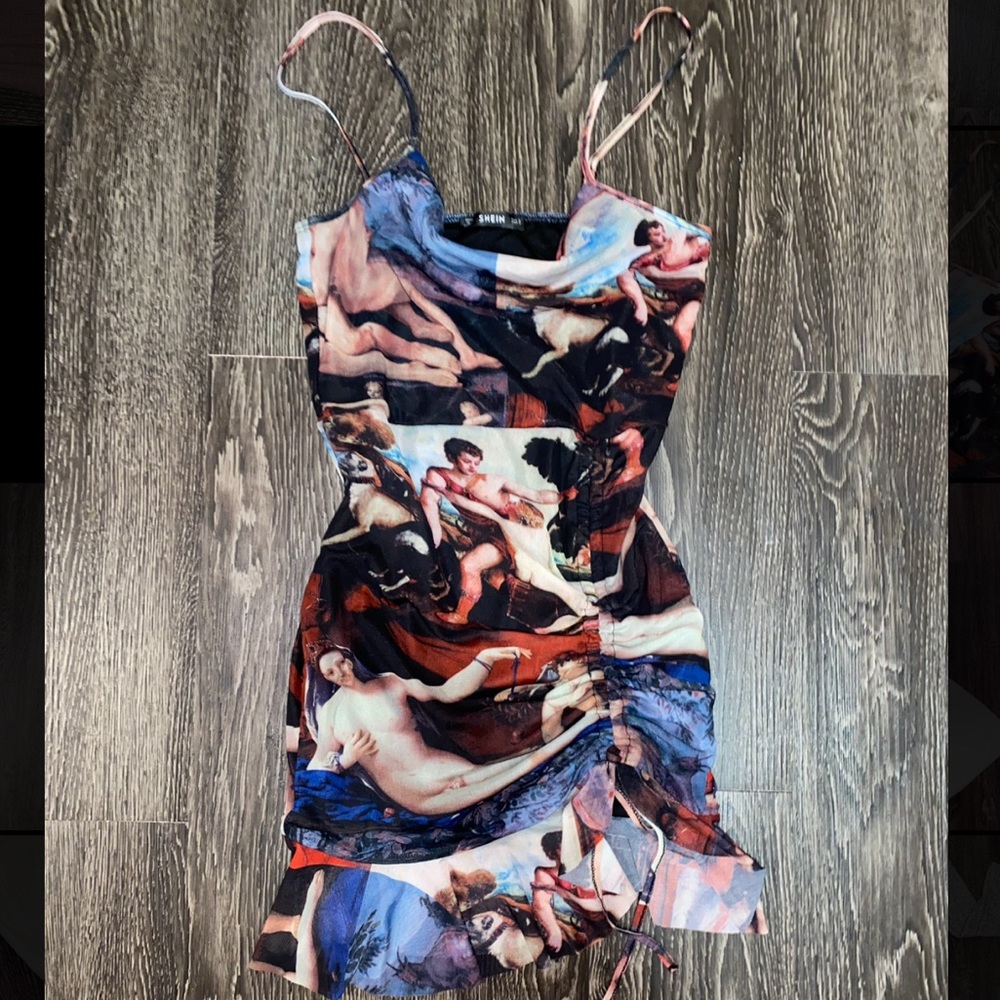 Ruffle Hem Cami Dress